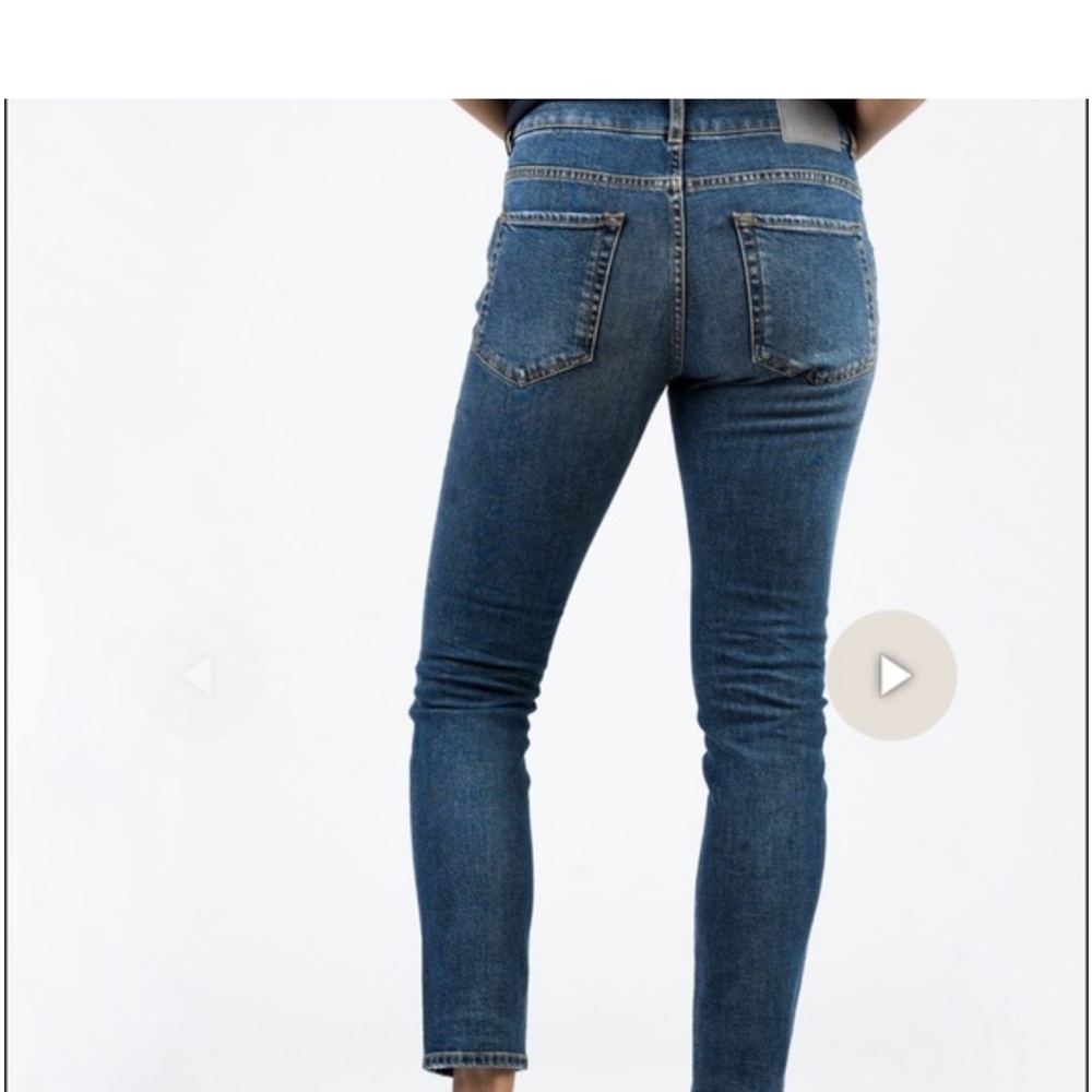 6397 Mid Rise Cropped Womens Jeans 27 ankle capri